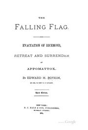 Cover of: The falling flag. by Edward M. Boykin