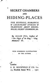 Cover of: Secret chambers and hiding-places by Allan Fea