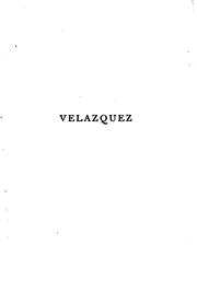 Cover of: Velazquez by George Charles Williamson