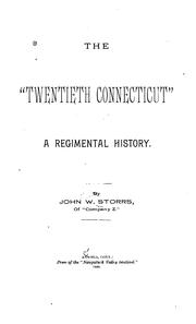 Cover of: The " Twentieth Connecticut" by Storrs, John W.