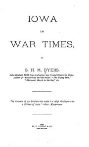 Cover of: Iowa in war times