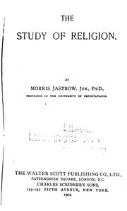 Cover of: The study of religion
