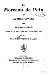 Cover of: Le morceau de pain: et autres contes