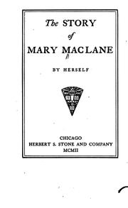 Cover of: The story of Mary MacLane