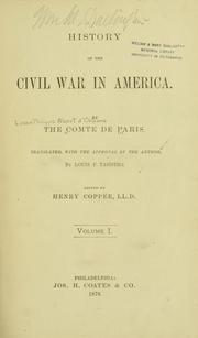 Cover of: History of the Civil War in America (vol 1)