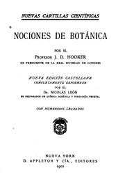 Cover of: Nociones de botánica