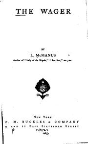 The wager by L. McManus