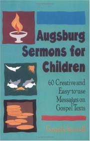 Cover of: Augsburg Sermons for Children (Gospels Series B)