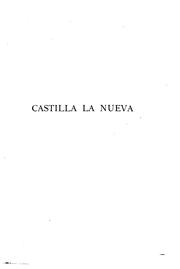 Cover of: Castilla la Nueva