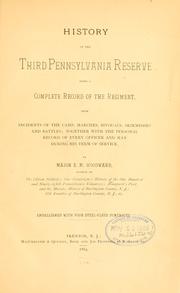 Cover of: History of the Third Pennsylvania Reserve by E. M. Woodward