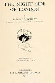 Cover of: The night side of London by Machray, Robert