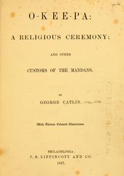 Cover of: O-Kee-pa by George Catlin
