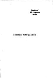 Cover of: Father Marquette | Reuben Gold Thwaites