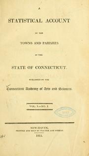 Cover of: A statistical account of the city of New-Haven.