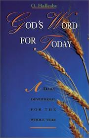 Cover of: God's word for today by Ole Hallesby