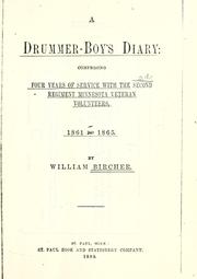 A drummer-boy's diary by William Bircher