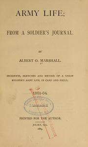 Cover of: Army life by Albert O. Marshall