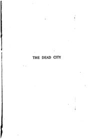 Cover of: The dead city: a tragedy