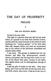 Cover of: The day of prosperity by Paul Devinne