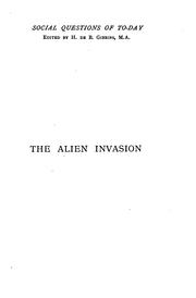 Cover of: The alien invasion by W. H. Wilkins