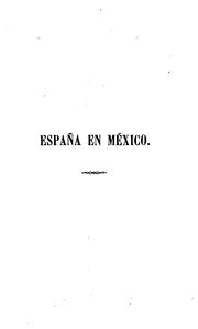 Cover of: España en México