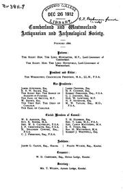 Cover of: Papers and pedigrees mainly relating to Cumberland and Westmorland. by William Jackson