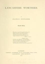 Cover of: Lancashire worthies. by Francis Espinasse