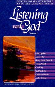 Cover of: Listening for God  by 