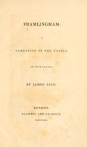 Cover of: Framlingham: a narrative of the castle.: In four cantos.