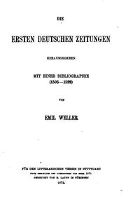 Cover of: Die ersten dentseen !