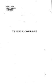 Trinity College by Herbert Edward Douglas Blakiston