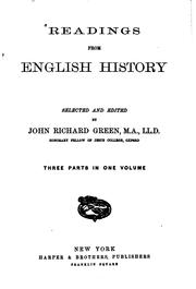 Cover of: Readings from English history by John Richard Green