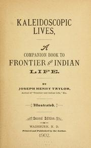 Cover of: Kaleidoscopic lives by Joseph Henry Taylor