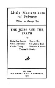 Front cover of The skies and the earth by Unknown