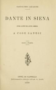 Dante in Siena by Bartolomeo Aquarone