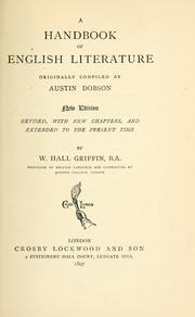 Cover of: A handbook of English literature