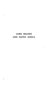 Cover of: Lord Milner and South Africa by E. B. Iwan-Müller