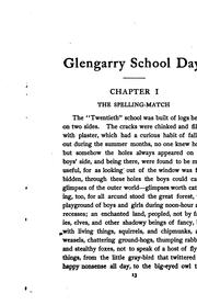 Cover of: Glengarry school days: a story of early days in Glengarry