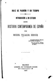 Cover of: Ruiz de Padrón y su tiempo by Miguel Villalba Hervás