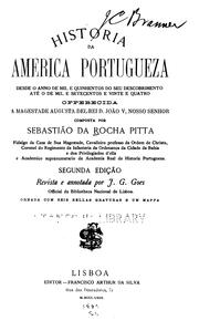 Cover of: Historia da America portugueza desde o anno de mil a quinhentos do seu descobrimento ate o de mil a setecentos e vinte e quairo...