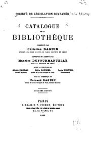 Cover of: Catalogue de la bibliotheque by Société de législation comparée. Paris. Bibliotheque.