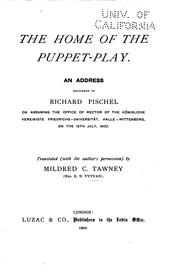 Cover of: The home of the puppet-play.