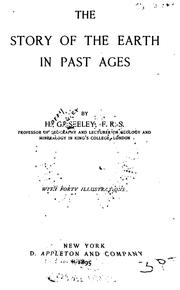 Cover of: The story of the earth in past ages