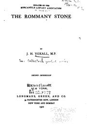 Cover of: The Rommany stone by J. H. Yoxall