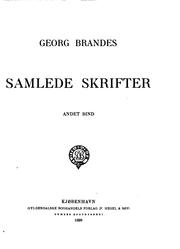 Cover of: Samlede skrifter. by Georg Morris Cohen Brandes
