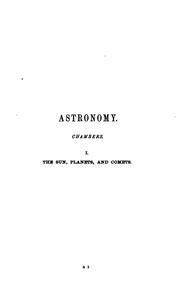 Cover of: A handbook of descriptive and practical astronomy. by George Frederick Chambers