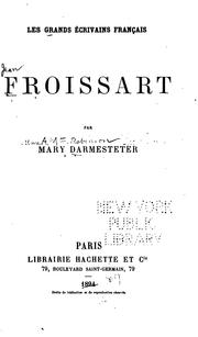 Cover of: Froissart