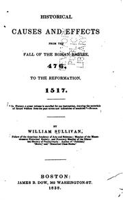 Cover of: Historical causes and effects by Sullivan, William