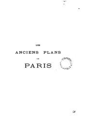 Cover of: Les anciens plans de Paris by Alfred Franklin