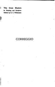 Cover of: Correggio